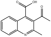 3-Acetyl-2-methylquinoline-4-carboxylic acid ,97% Structure