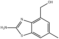 4-Benzothiazolemethanol,2-amino-6-methyl-(9CI) Structure