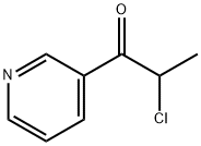 1-Propanone, 2-chloro-1-(3-pyridinyl)- (9CI) 구조식 이미지