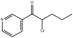 1-Pentanone, 2-chloro-1-(3-pyridinyl)- (9CI) Structure