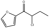 1-Butanone, 2-chloro-1-(2-furanyl)- (9CI) Structure