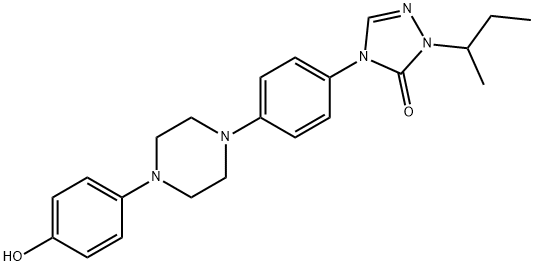 106461-41-0 2,4-DIHYDRO-4-[(4-(4-HYDROXYPHENYL)-1-PIPERAZINYL)PHENYL]-2-(1-METHYLPROPYL)-3H-1,2,4-TRIAZOLE-3-ONE