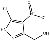 (5-CHLORO-4-NITRO-1H-PYRAZOL-3-YL)메탄올 구조식 이미지