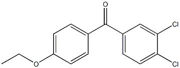 3,4-DICHLORO-4'-ETHOXYBENZOPHENONE Structure