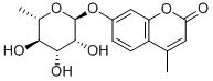 4-METHYLUMBELLIFERYL ALPHA-L-RHAMNOPYRANOSIDE Structure