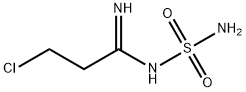 3-CHLORO-N-SULPHAMYLPROPIONAMIDINE Structure