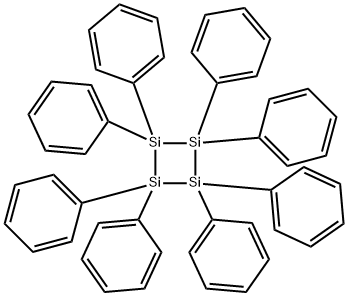 옥타페닐시클로테트라실란 구조식 이미지