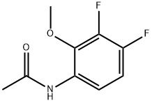 N-(3,4-Difluoro-2-methoxyphenyl)acetamide 구조식 이미지