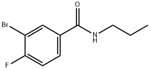 3-Bromo-4-fluoro-N-propylbenzamide Structure