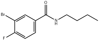 3-Bromo-N-butyl-4-fluorobenzamide Structure