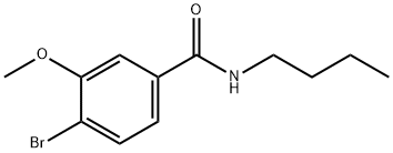 4-Bromo-N-butyl-3-methoxybenzamide Structure