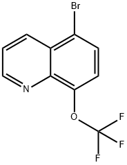 5-Bromo-8-(trifluoromethoxy)quinoline Structure