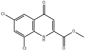 Methyl 6,8-dichloro-4-oxo-1,4-dihydroquinoline-2-carboxylate Structure