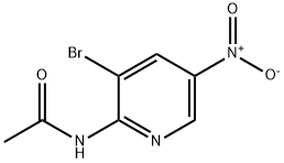 N-(3-Bromo-5-nitropyridin-2-yl)acetamide 구조식 이미지