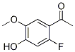 2'-Fluoro-4'-hydroxy-5'-methoxyacetophenone Structure