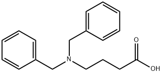 4-(Dibenzylamino)butanoic acid Structure