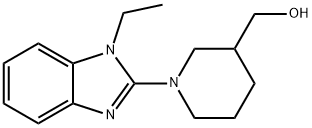 [1-(1-Ethyl-1H-benzoiMidazol-2-yl)-piperidin-3-yl]-Methanol, 98+% C15H21N3O, MW: 259.35 Structure