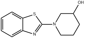 벤조티아졸-2-일-피페리딘-3-올 구조식 이미지