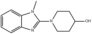1-(1-메틸-1H-벤조이미다졸-2-일)-피페리딘-4-올 구조식 이미지