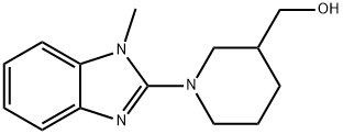 [1-(1-메틸-1H-벤조이미다졸-2-일)-피페리딘-3-일]-메탄올 구조식 이미지
