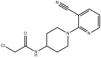 2-Chloro-N-(3'-cyano-3,4,5,6-tetrahydro-2H-[1,2']bipyridinyl-4-yl)-acetaMide, 98+% C13H15ClN4O, MW: 278.74 Structure