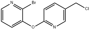 2-(2-broMopyridin-3-yloxy)-5-(chloroMethyl)pyridine, 98+% C11H8BrClN2O, MW: 299.56 Structure