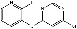 4-(2-브로모-피리딘-3-일옥시)-6-클로로-피리미딘 구조식 이미지