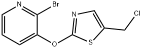 2-브로모-3-(5-클로로메틸-티아졸-2-일옥시)-피리딘 구조식 이미지