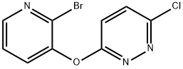 3-(2-BroMo-pyridin-3-yloxy)-6-chloro-pyridazine Structure