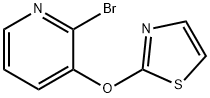2-브로모-3-(티아졸-2-일옥시)-피리딘 구조식 이미지