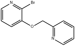 2-BroMo-3-(피리딘-2-일메톡시)-피리딘 구조식 이미지