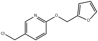 5-클로로메틸-2-(푸란-2-일메톡시)-피리딘 구조식 이미지