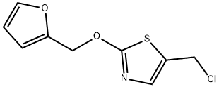 5-클로로메틸-2-(푸란-2-일메톡시)-티아졸 구조식 이미지