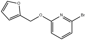 2-BroMo-6-(퓨란-2-일메톡시)-피리딘 구조식 이미지
