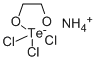 AMMONIUM TRICHLORO[1,2-ETHANEDIOLATO-O,O']-TELLURATE Structure