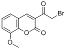 3-(2-BROMO-ACETYL)-8-METHOXY-CHROMEN-2-ONE 구조식 이미지