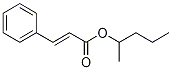 2-Propenoic acid, 3-phenyl-, 1-Methylbutyl ester, (E)- Structure