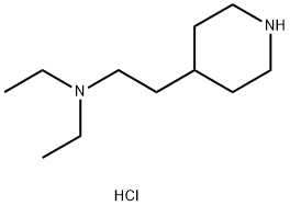 N,N-Diethyl-2-(4-piperidinyl)-1-ethanaminedihydrochloride 구조식 이미지