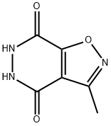 Isoxazolo[4,5-d]pyridazine-4,7-dione, 5,6-dihydro-3-methyl- (9CI) Structure