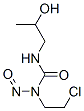 1-nitroso-1-(2-chloroethyl)-3-(2-hydroxypropyl)urea 구조식 이미지