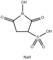 N-Hydroxysulfosuccinimide sodium salt 구조식 이미지