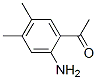 에타논,1-(2-아미노-4,5-디메틸페닐)-(9CI) 구조식 이미지