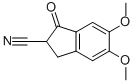 2,3-DIHYDRO-5,6-DIMETHOXY-1-OXO-1H-INDENE-2-CARBONITRILE Structure