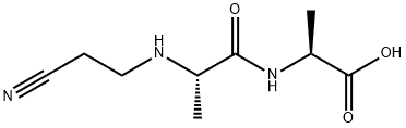 Alanine,  N-(2-cyanoethyl)alanyl-  (9CI) Structure