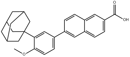 Adapalene 구조식 이미지