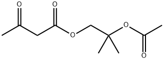 3-Oxobutanoic Acid 2-Acetoxy-2-methylpropyl Ester Structure