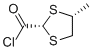 1,3-Dithiolane-2-carbonyl chloride, 4-methyl-, cis- (9CI) Structure