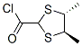 1,3-Dithiolane-2-carbonylchloride,4,5-dimethyl-,(2alpha,4alpha,5beta)-(9CI) 구조식 이미지