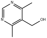 (4,6-디메틸피리미딘-5-일)메탄올 구조식 이미지