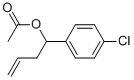 아세트산1-(4-CHLORO-PHENYL)-BUT-3-ENYL에스테르 구조식 이미지